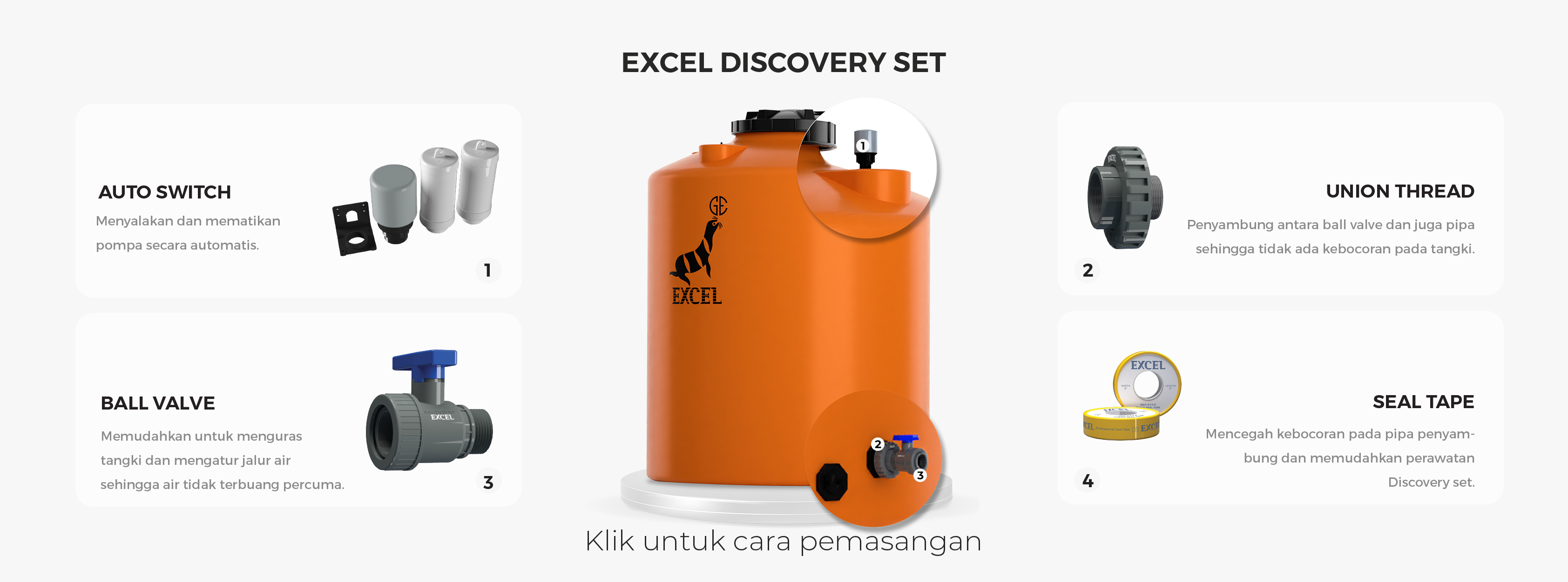 Bottom Banner Tangki Air Classic Series | Roto